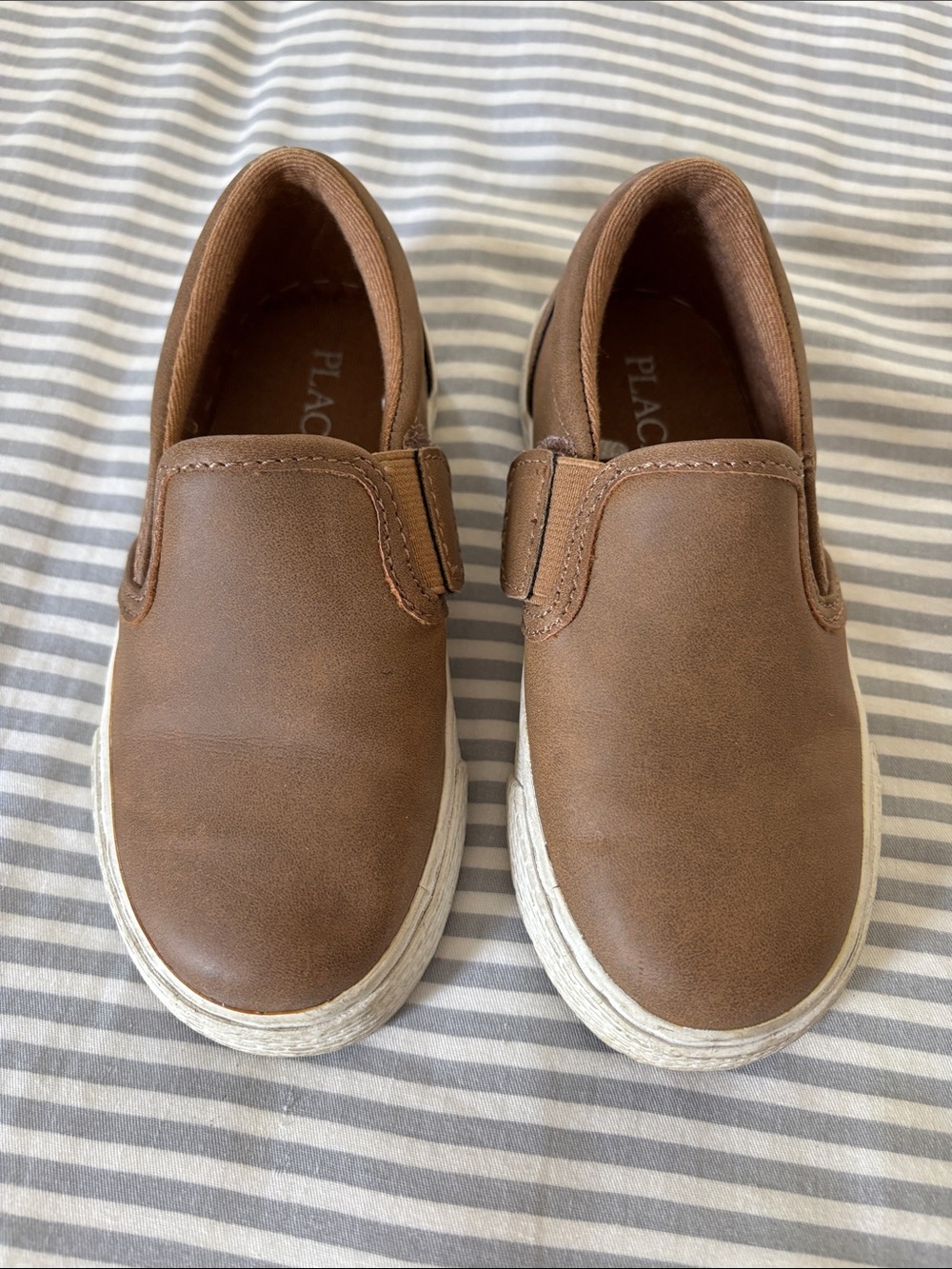 The Children's Place Brown Slip-On Sneakers for Kids